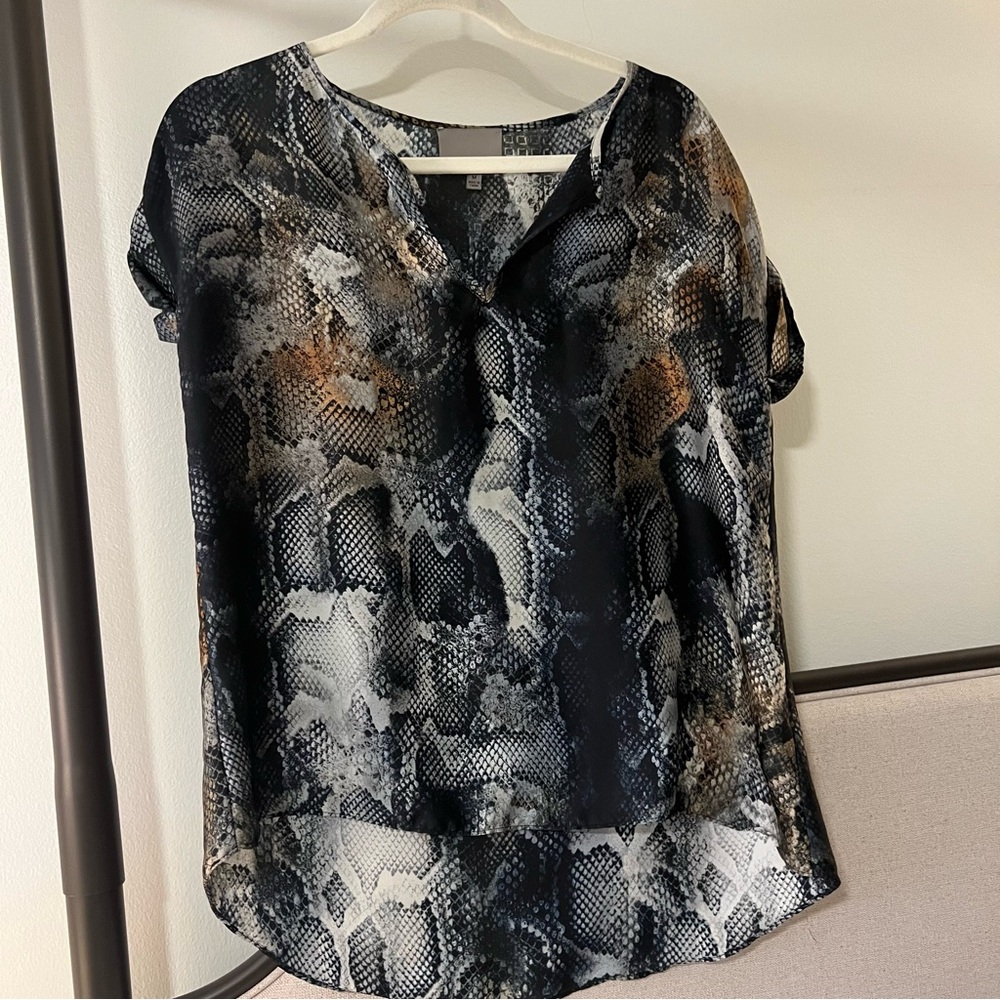 Snake print blouse